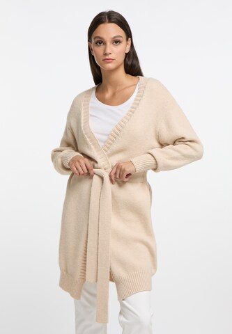 RISA Knit Cardigan 'Teylon' in Beige: front