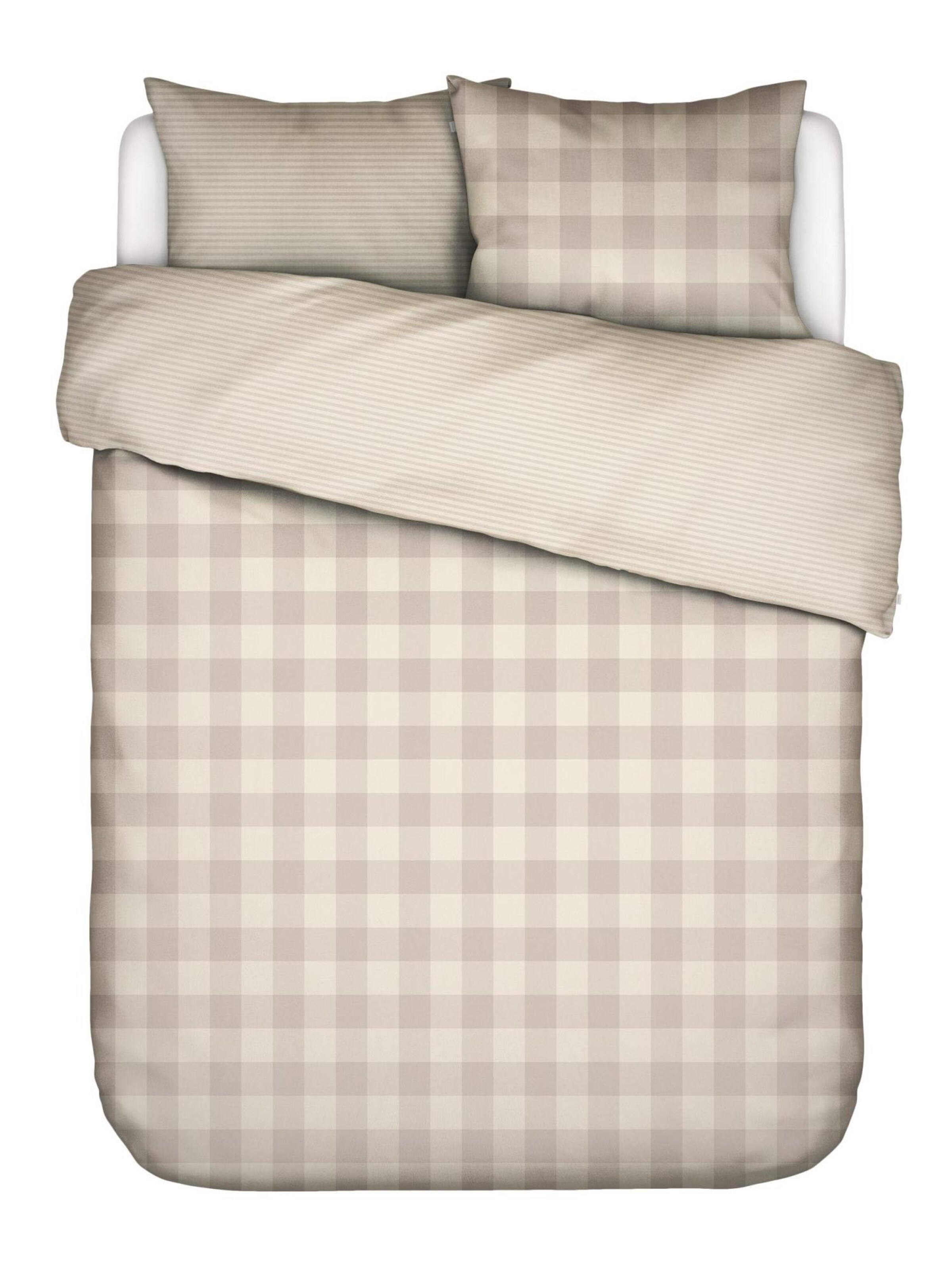 ESSENZA Bettbezug 'Chess' in Beige