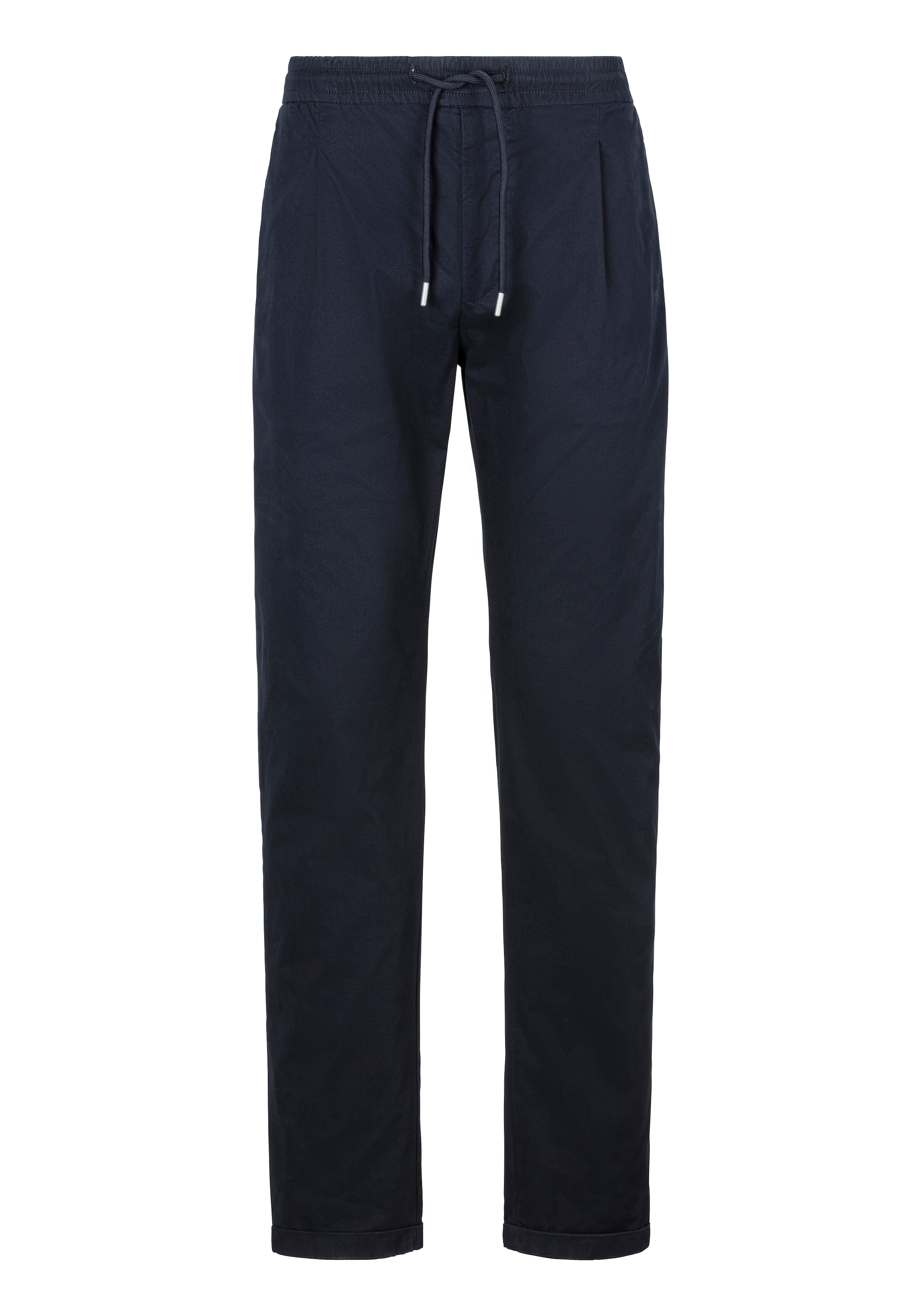 REPLAY Pleat-Front Pants in Blue: front