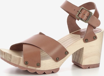 Kickers Sandaal in Beige: voorkant