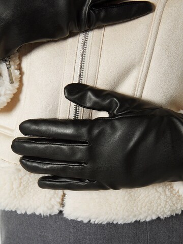 Bershka Handschuhe in Schwarz