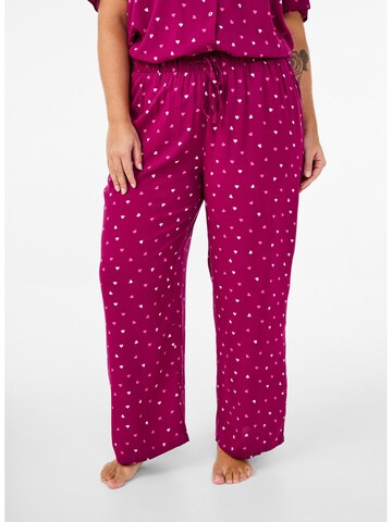Regular Pantalon Zizzi en rouge : devant