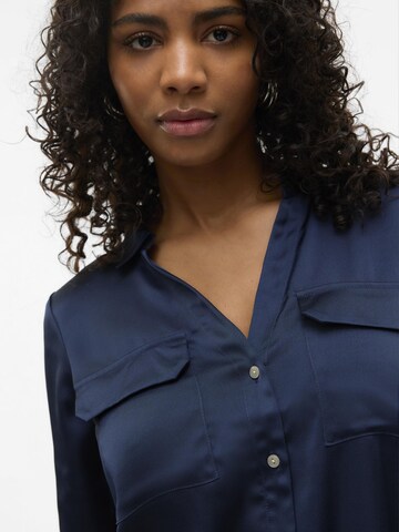 VERO MODA Bluse 'LOU' i blå