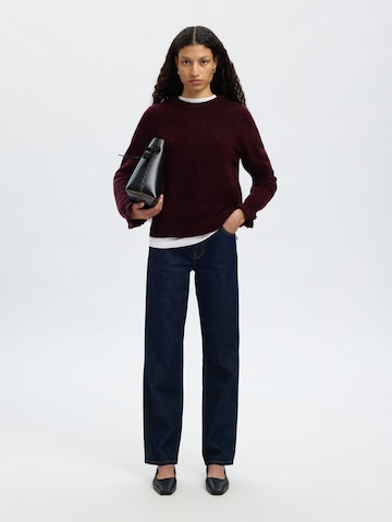 SELECTED Sweater 'SLFLULU' in Purple