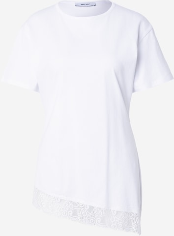 Tricou 'Tatjana' de la ABOUT YOU pe alb: față