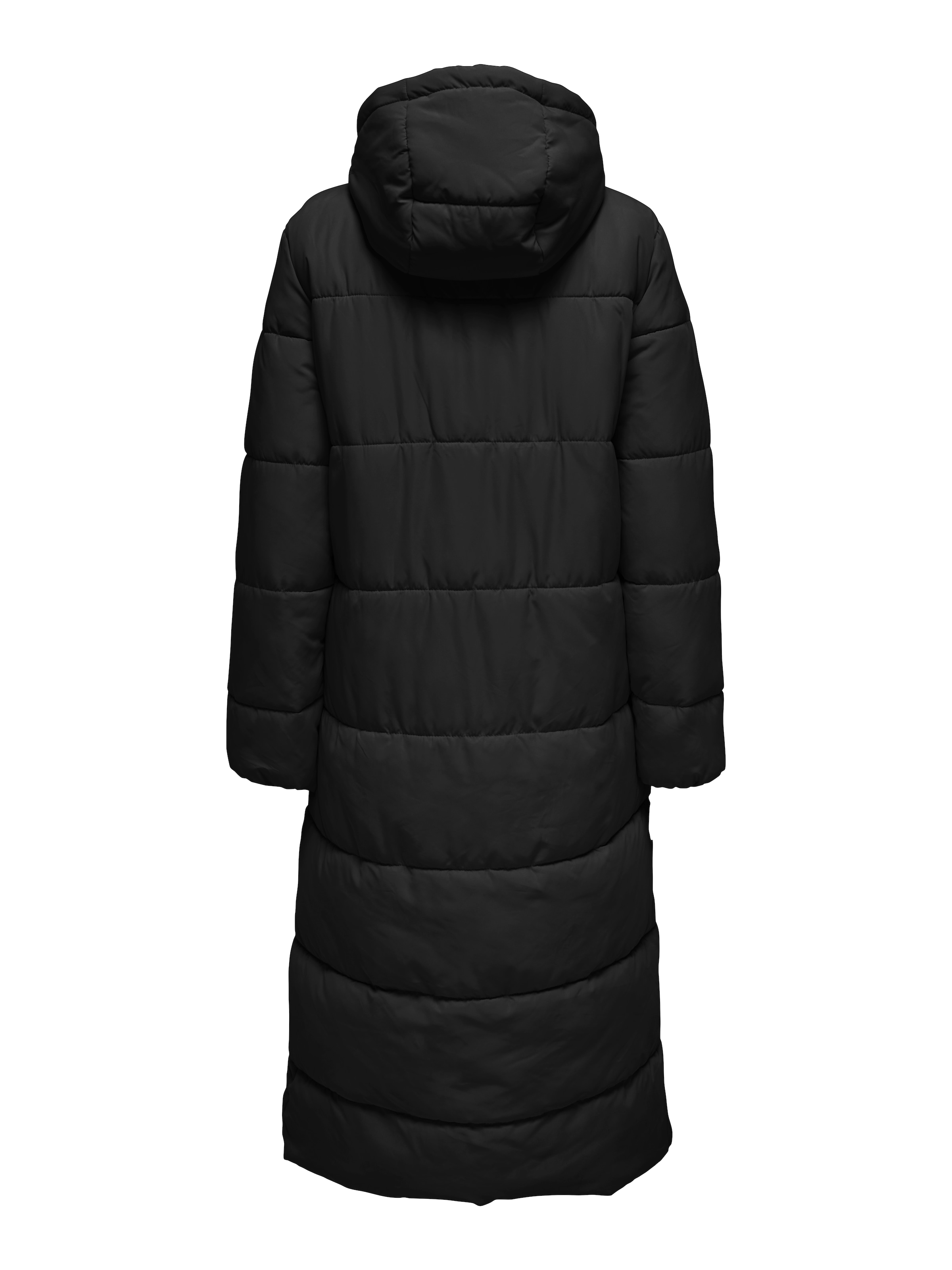 ONLY Wintermantel in Zwart