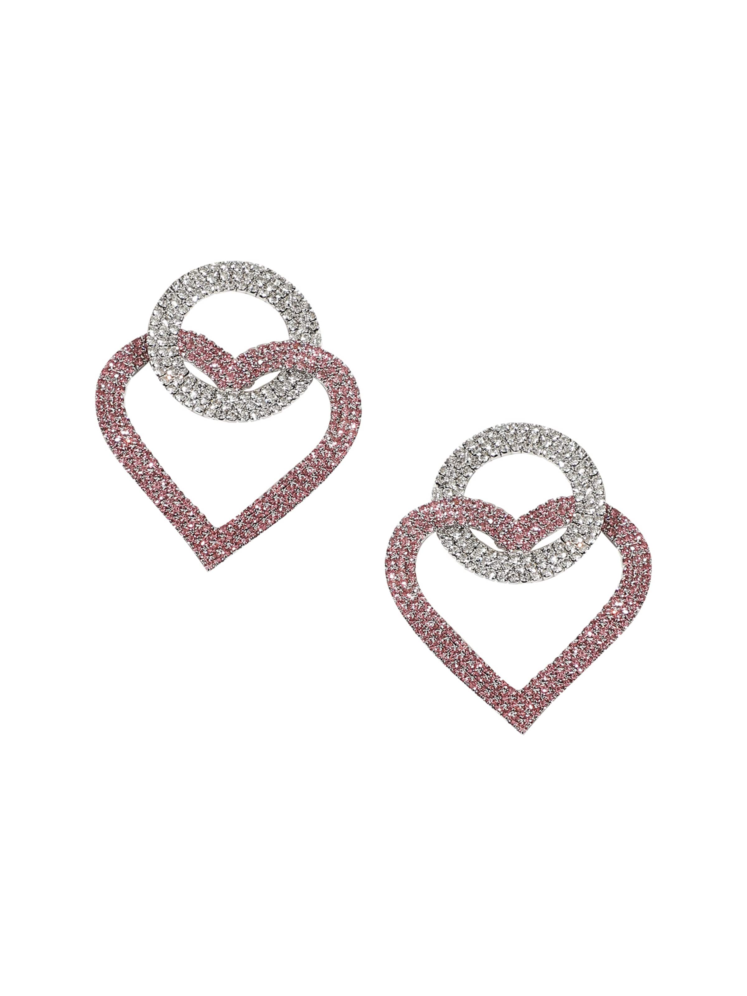 SOHI Náušnice - Strieborná: predná strana