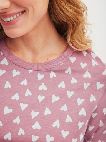 CALIDA Pyjama 'Cotton Special' in Lila