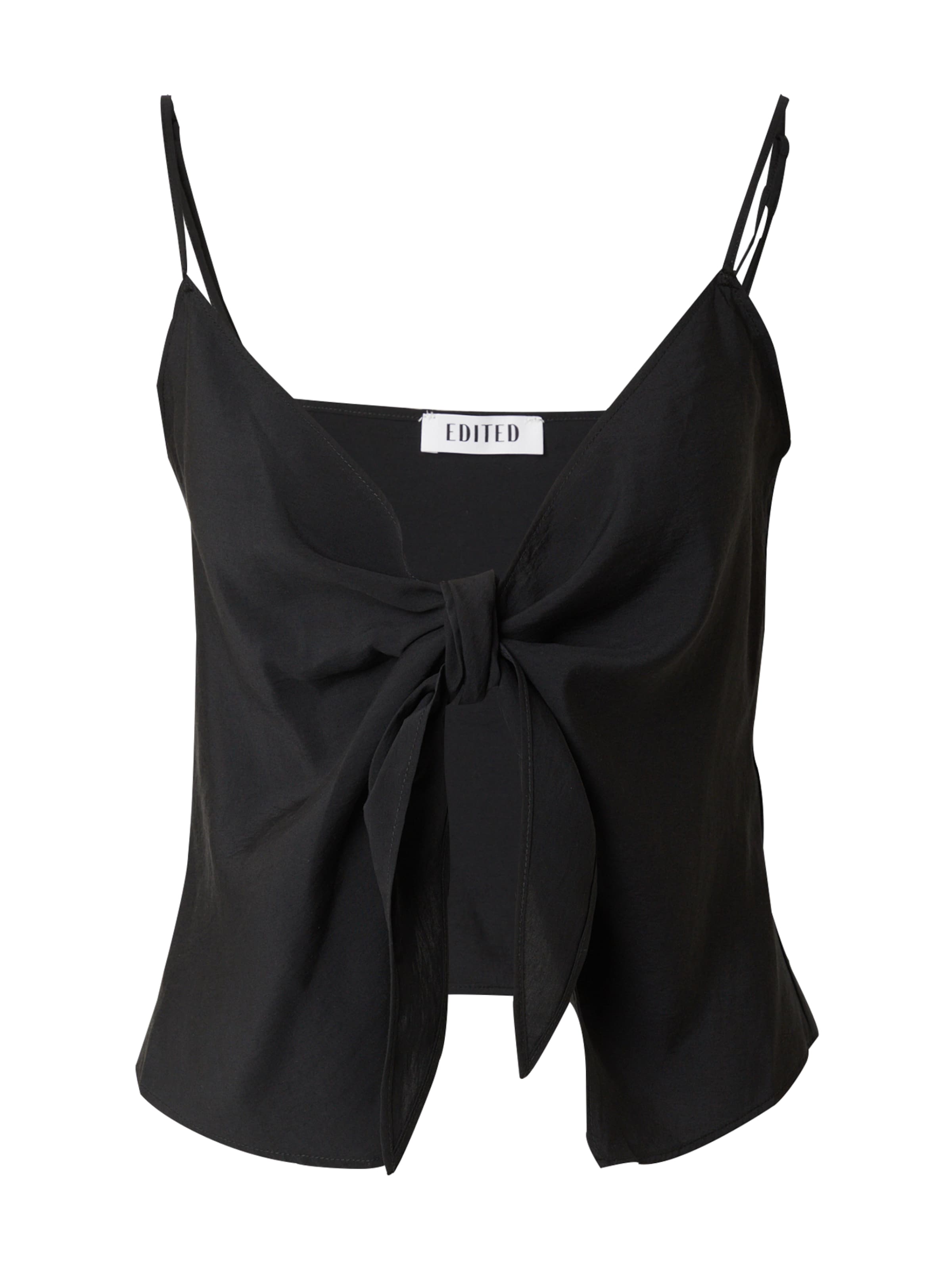 Top 'Soraya' di EDITED in nero: frontale