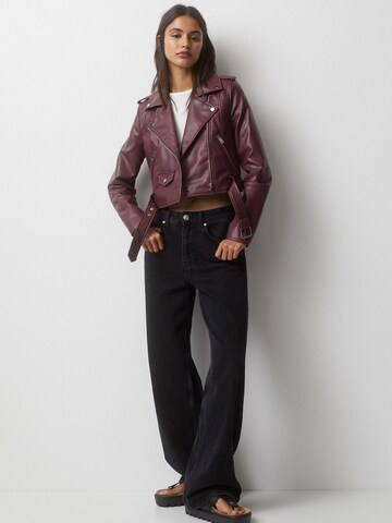 Pull&Bear Jacke in Rot