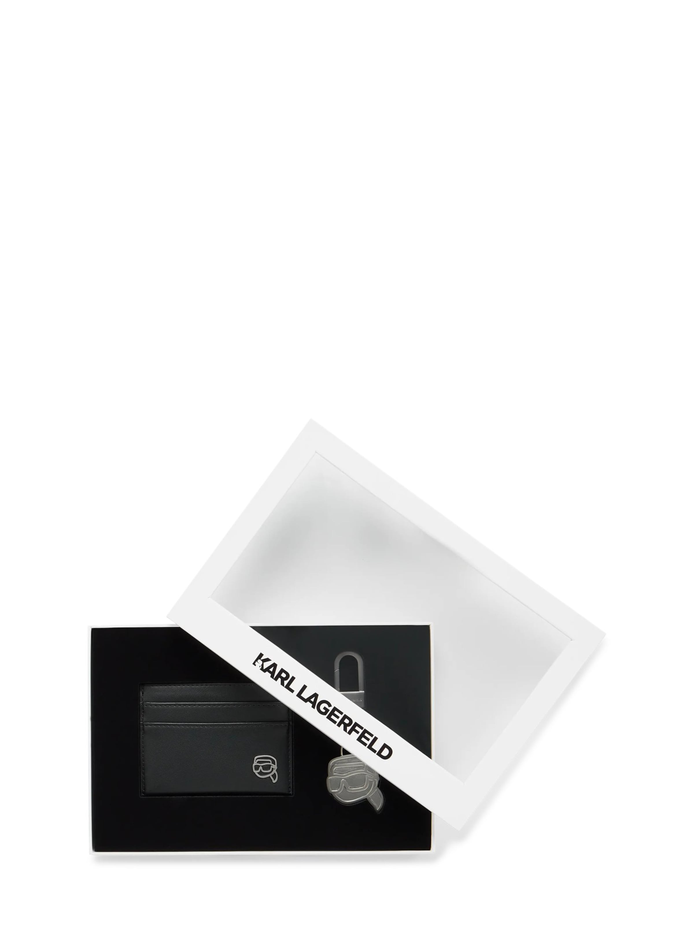 Karl Lagerfeld Kartenetui in Schwarz