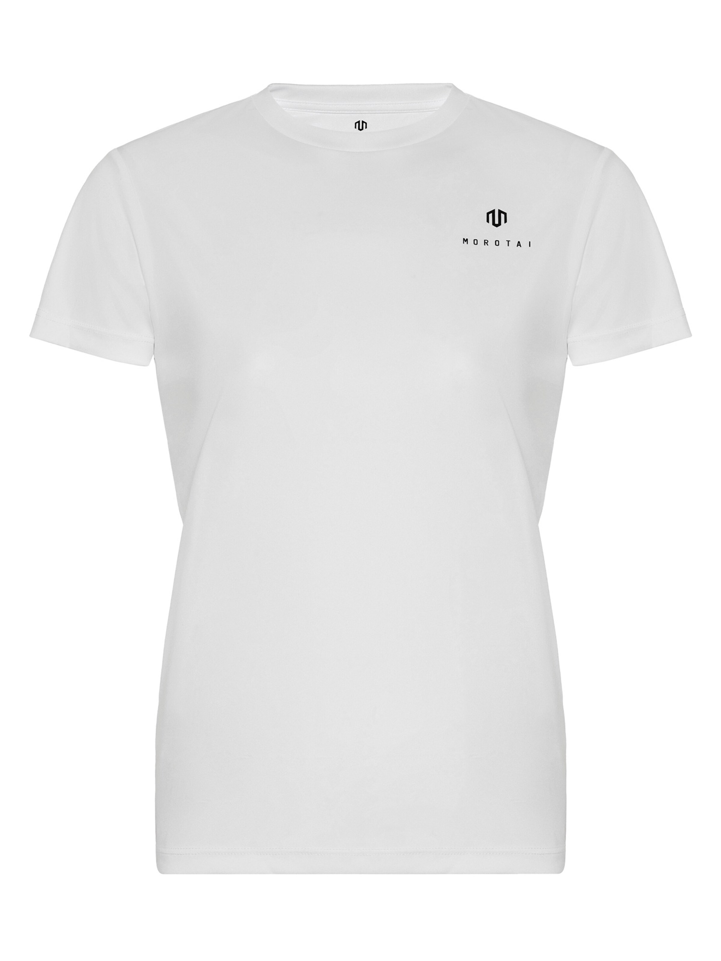 Maglia funzionale 'Naka' di MOROTAI in bianco: frontale