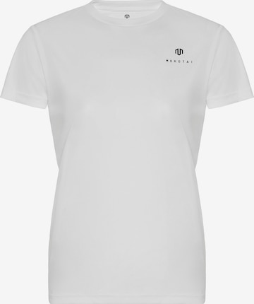 MOROTAI Performance Shirt 'Naka' in White: front