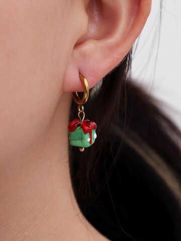 Cala Rose Ohrringe 'EMERALD GIFT'‌‌‌‌ in Gold