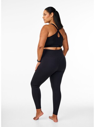 Skinny Pantalon de sport 'Everyday' Active by Zizzi en noir