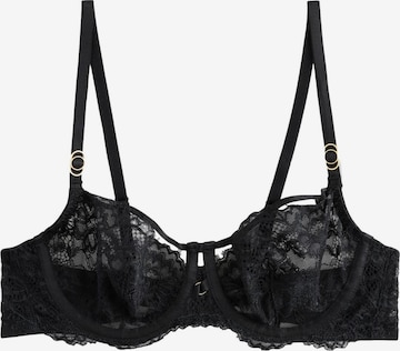 Next Balconette Rintaliivi värissä musta: etupuoli