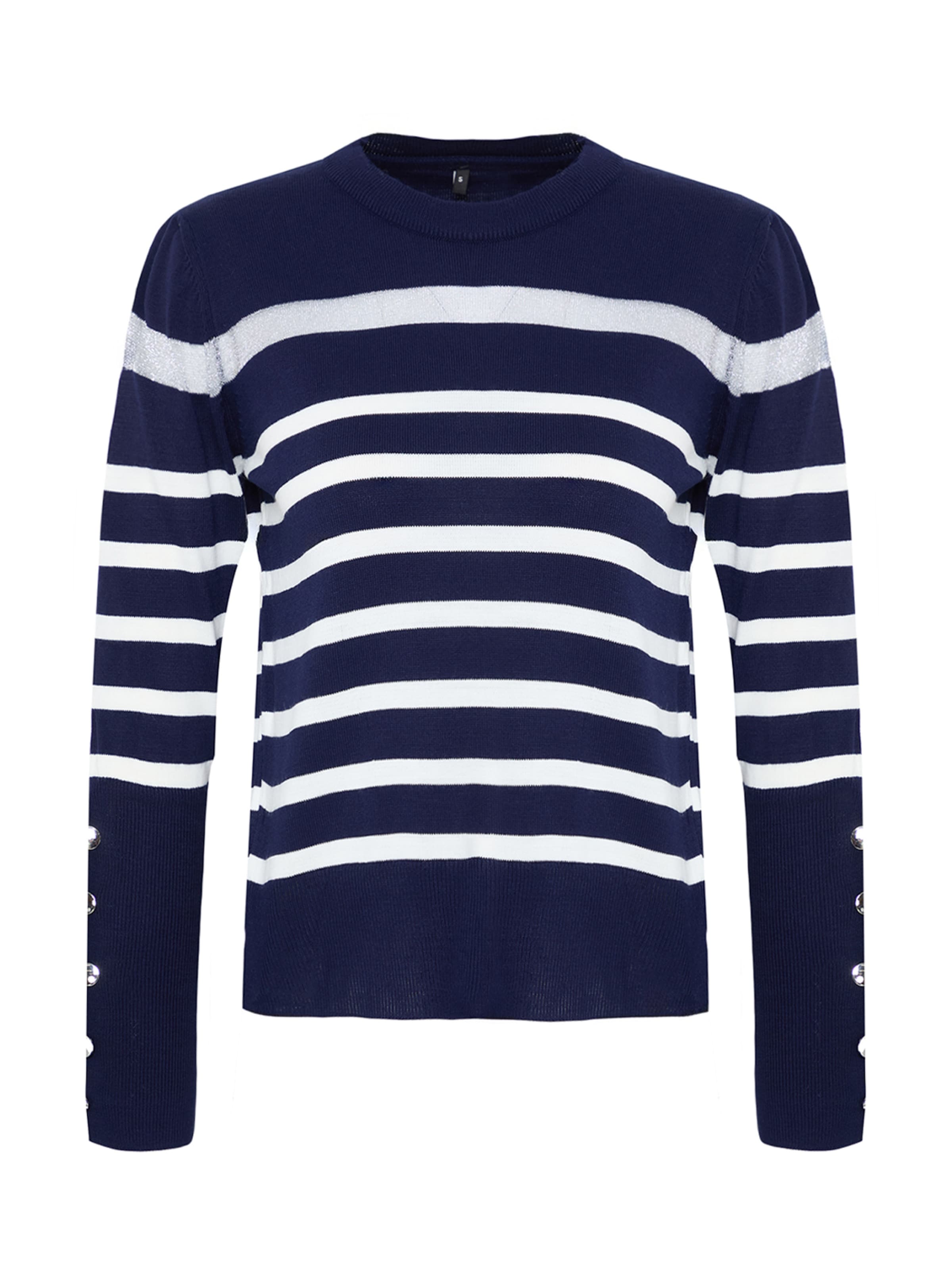 Trendyol Пуловер в синьо: отпред