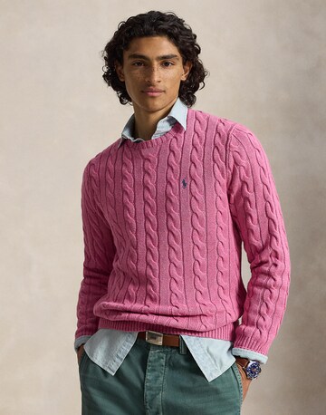 Polo Ralph Lauren Regular Fit Neulepaita 'DRIVER' värissä vaaleanpunainen: etupuoli