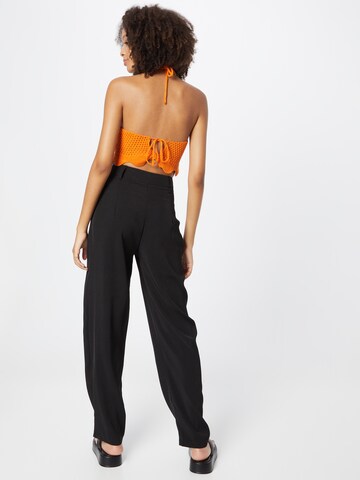 Nasty Gal Loose fit Pleat-Front Pants in Black