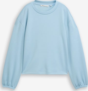 TOM TAILOR DENIM Tričko – modrá: přední strana