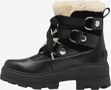 Bottines à lacets SOREL en noir : devant