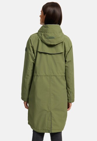 Manteau mi-saison 'Megumii 16' MARIKOO en vert