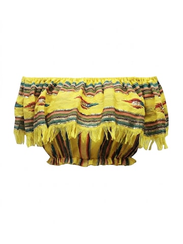 Miss June Blouse 'Caracas' in Geel