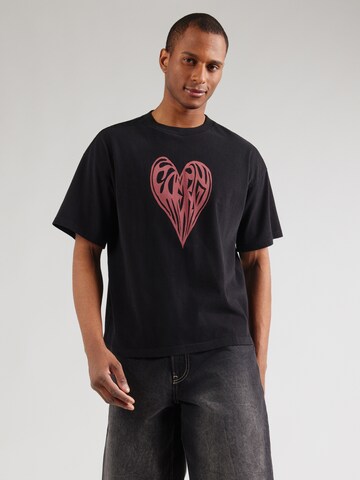 WEEKDAY Shirt 'Great' in Zwart: voorkant