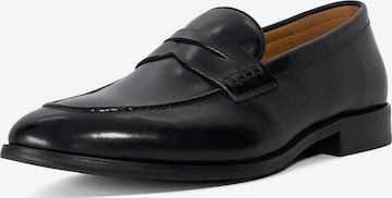 Dune LONDON Slipper 'Skylers' in Schwarz: Vorderseite
