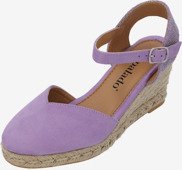 Sandales 'Sathos' Palado en violet : devant
