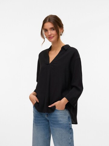 Chemisier 'VMLinn' VERO MODA en noir : devant