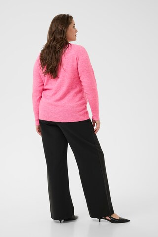 KAFFE CURVE Sweater 'KCniela' in Pink