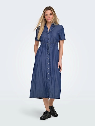 ONLY - Vestidos camiseiros 'ONLCHARIS' em azul: frente