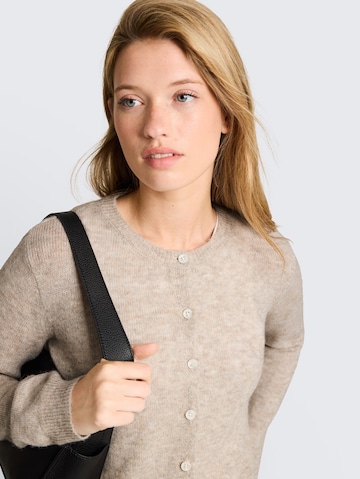 TOM TAILOR DENIM Strickjacke in Beige