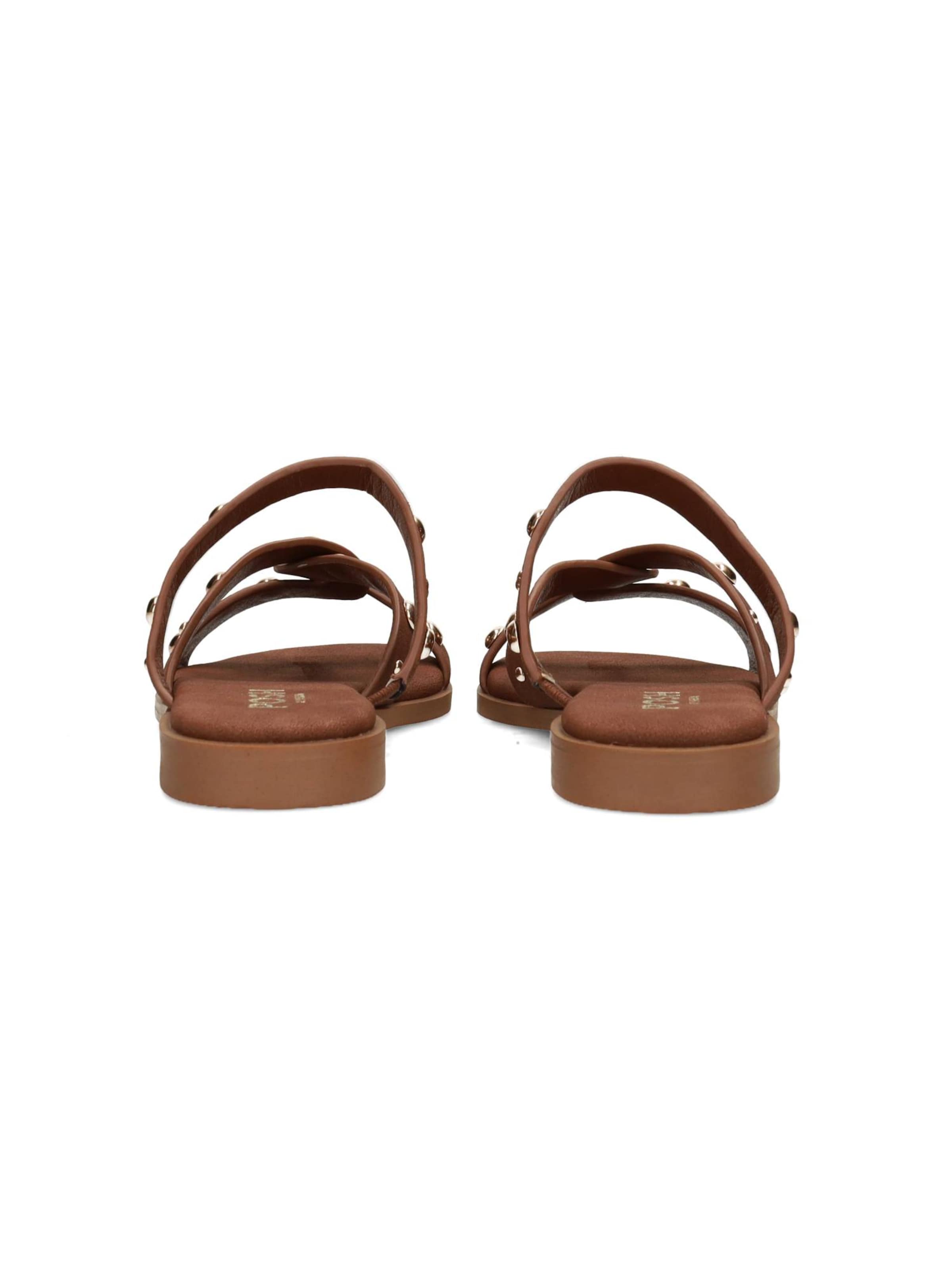 Mule 'LINDE ' POSH by Poelman en marron