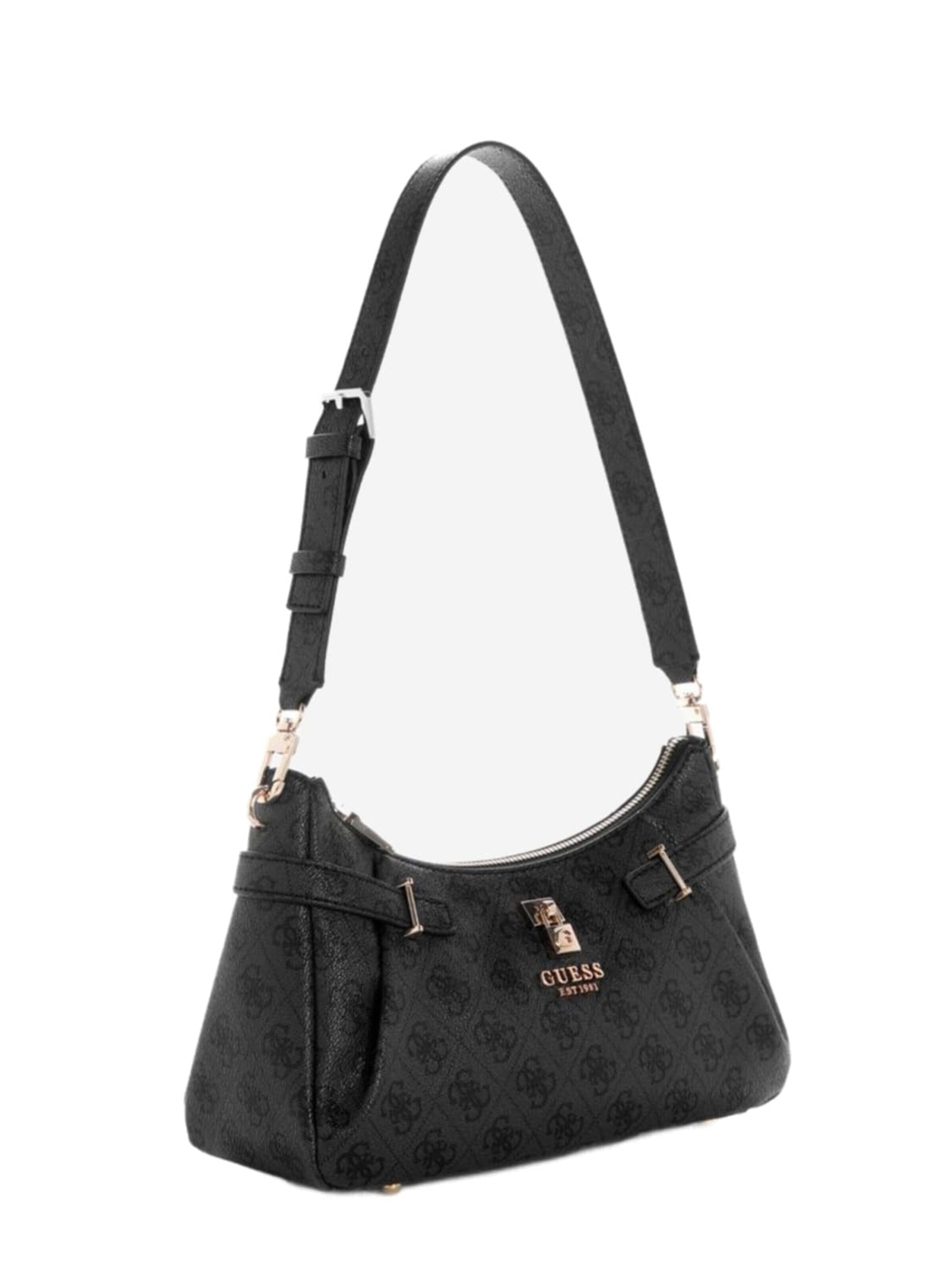 GUESS Kabelka na rameno 'Guess Sac Bandoulière Handbag Coal Logo', veľkosť One Size - čierna, Produkt
