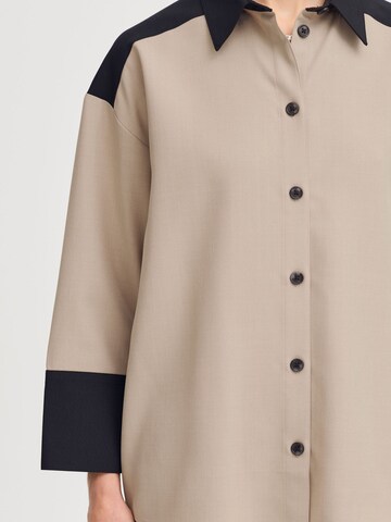 Tunica ' BYIDDE SHIRT - ' di b.young in beige