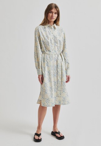 SECOND FEMALE Shirt dress 'Claud' in Beige: front