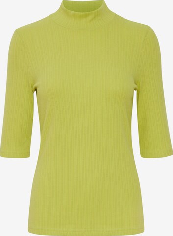 Pullover 'Henley' di Fransa in verde: frontale