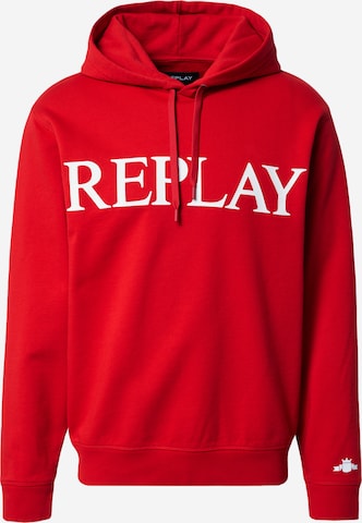 REPLAY Sweatshirt in Red: front