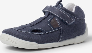 Pisamonas - Zapatos primeros pasos en azul: frente