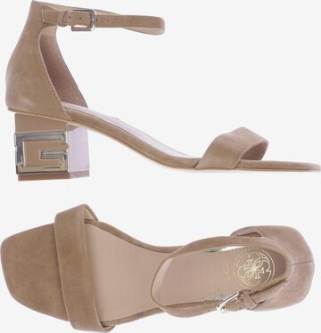 GUESS Sandals & High-Heeled Sandals in 38 in Beige: front
