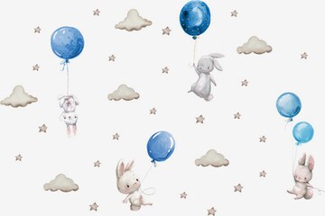 SIPO Wallpaper/sticker in Blue: front