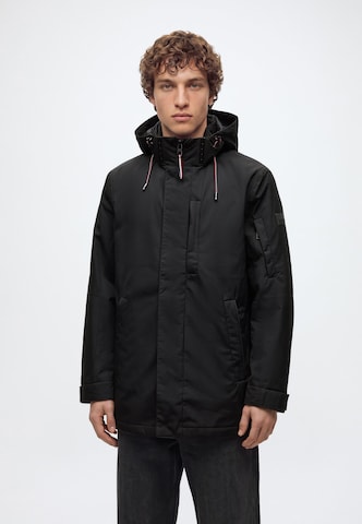 Veste mi-saison HECHTER PARIS en noir : devant