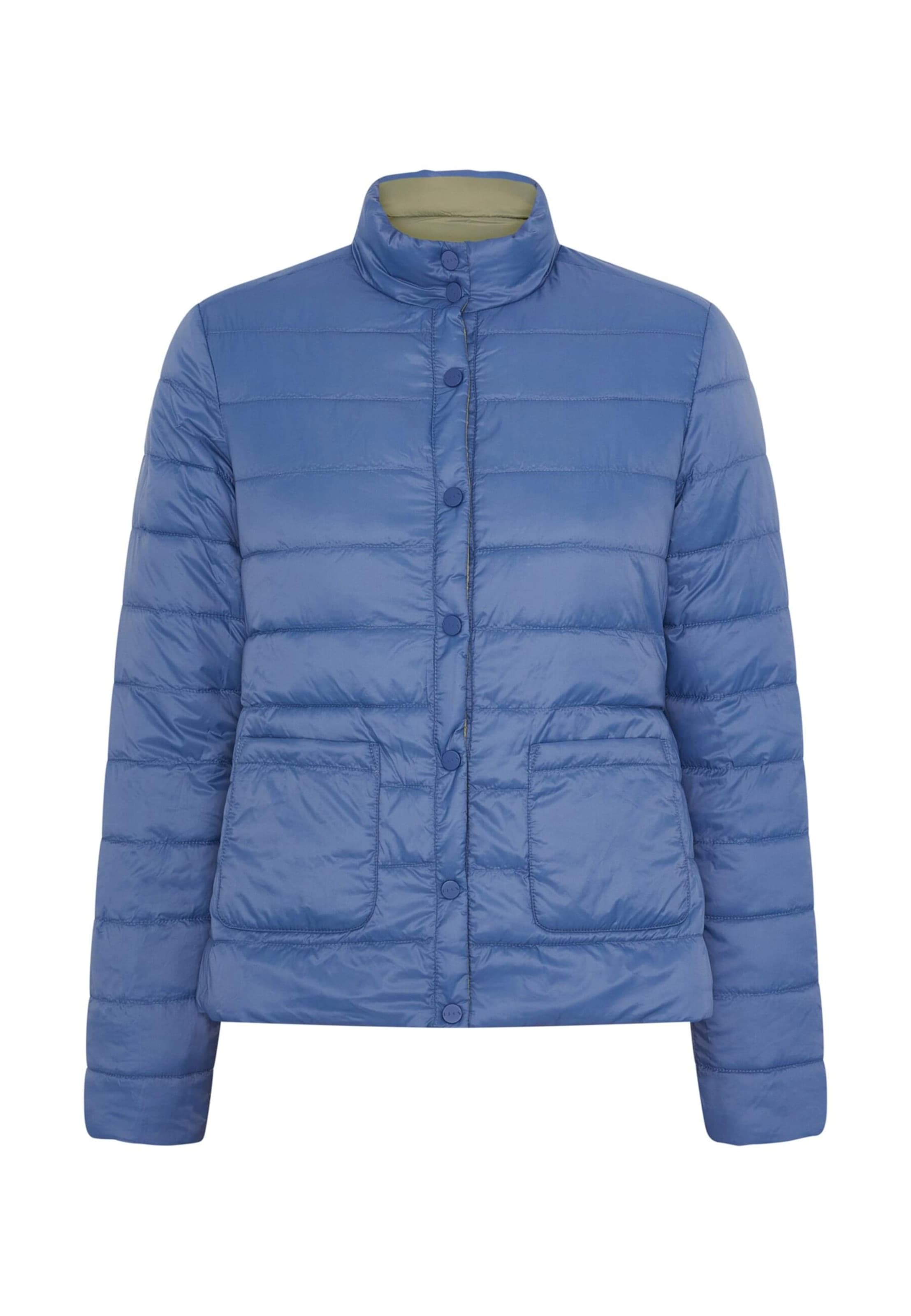 Born Between-season jacket 'Lyra' in Blue: front