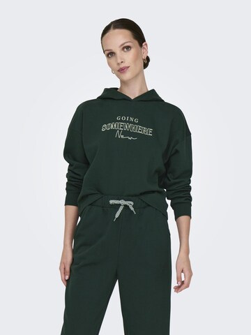 ONLY PLAY Athletic Sweatshirt in Blue: front