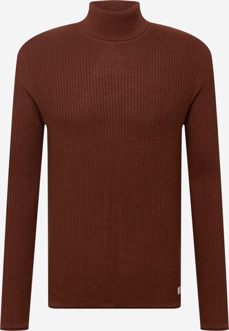 JACK & JONES Pullover 'BLUCARLOS' in Braun: predná strana