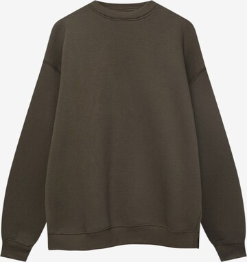 Pull&Bear Sweatshirt i grön: framsida