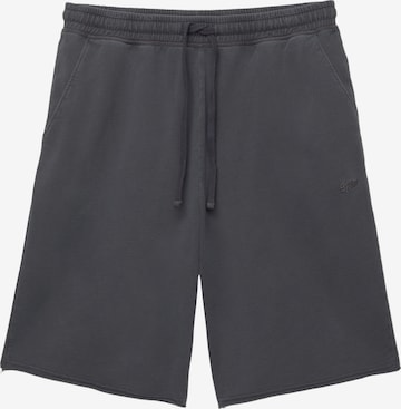 Pull&Bear Loosefit Housut värissä harmaa: etupuoli