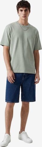 LTB Jeans Shirt 'LTB Jeans Herren T-Shirt mit japanischem Rückendruck' in Green: front